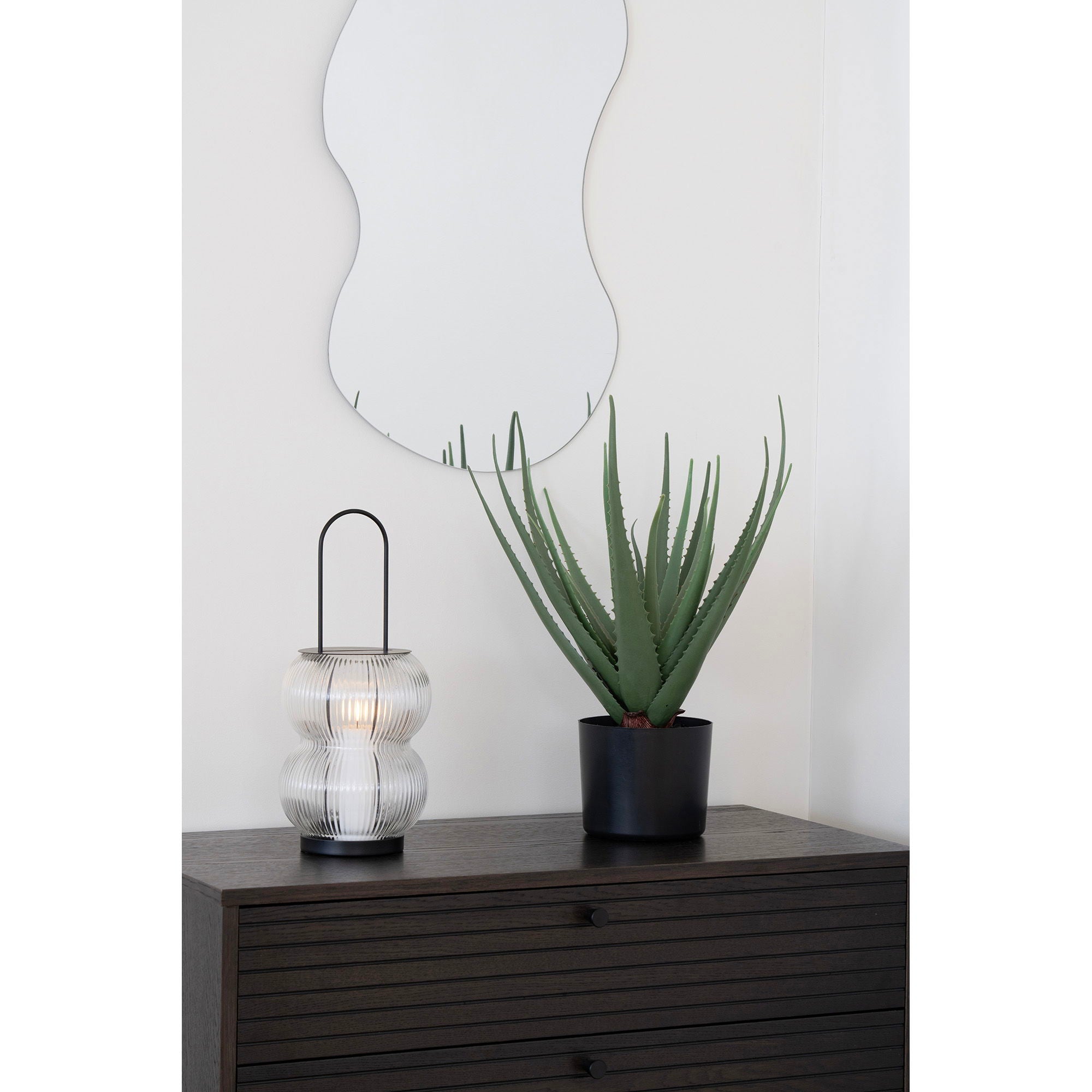 Lucena Lantern - Lantern, metal/glass, black